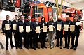 Bef&ouml;rderungen f&uuml;r Feuerwehrleute in Heiligenstadt.  (Johannes Lurch)