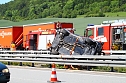 Unfall auf der A 38 Richtung Göttingen (Foto: Bernd Peter) Unfall auf der A 38 Richtung Göttingen (Foto: Bernd Peter)