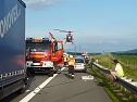 Unfall auf der A 38 (Foto: BFW) Unfall auf der A 38 (Foto: BFW)