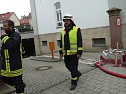 Feuerwehrübung bei der Sparkasse (Foto: Ilka Kühn) Feuerwehrübung bei der Sparkasse (Foto: Ilka Kühn)