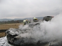 Auto ausgebrannt (Foto: Feuerwehr Bleicherode)