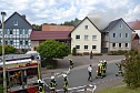 Feuer in Freienhagen (Foto: Feuerwehr Heiligenstadt/Feuerwehr Uder)