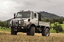 20 Jahre mobile.de: In diesem aufgemotzten Unimog (Baujahr 1977) bahnte sich Action-Hero Arnold Schwarzenegger seinen Weg durch den Stra&szlig;enverkehr. 2014 hat es sich austerminiert � Arnie lie&szlig; den Terminator unter den Offroadern f&uuml;r 208.250 Euro verkaufen. (Quelle: Merex) (Foto: mobile.de)