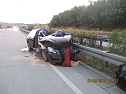 Tödlicher Unfall auf der A38 (Foto: API) Tödlicher Unfall auf der A38 (Foto: API)