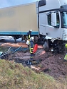 LKW-Bergung bei Oberspier (Foto: S.Dietzel)