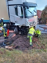 LKW-Bergung bei Oberspier (Foto: S.Dietzel)