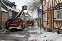Dachstuhlbrand griff auf Nachbarh&auml;user &uuml;ber (Foto: S. Dietzel)
