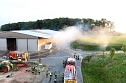 Gro&szlig;brand in Lagerhalle (Foto: Feuerwehr Heiligenstadt)