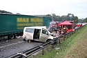 Schwerer Unfall bei Arenshausen (Foto: S. Dietzel) Schwerer Unfall bei Arenshausen (Foto: S. Dietzel)
