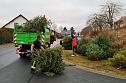 Weihnachtsb&auml;ume werden eingesammelt (Foto: Feuerwehr Heiligenstadt)