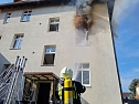 Brand in der Schillerstra&szlig;e (Foto: Feuerwehr Heiligenstadt)