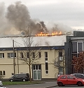 Brand in Leinefelde (Foto: S. Dietzel)