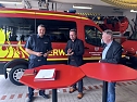 Neues Fahrzeug f&uuml;r die Leinefelder Feuerwehr (Foto: Stadt Leinefelde-Worbis)