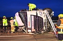 Sattelschlepper auf der A38 umgekippt (Foto: S.Dietzel)