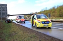 Unfall auf der A38 heute Nachmittag (Foto: Silvio Dietzel)