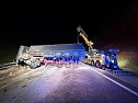 Bergungsarbeiten auf der A38 (Foto: S. Dietzel) Bergungsarbeiten auf der A38 (Foto: S. Dietzel)