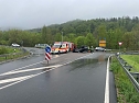 An der Unfallstelle (Foto: LPI Nordhausen )
