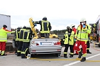 An der Unfallstelle (Foto: Feuerwehr Heiligenstadt)