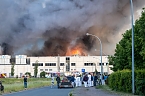 Impressionen vom Brandort in Bleicherode (Foto: Christopher Holzheu)