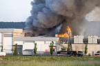 Impressionen vom Brandort in Bleicherode (Foto: Christopher Holzheu)
