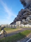 Rettungsarbeiten an der B&auml;ckerei in Bleicherode (Foto: S.Dietzel)