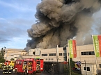 Rettungsarbeiten an der B&auml;ckerei in Bleicherode (Foto: S.Dietzel)