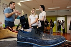 An der Lessing-Schule wurde gestern die dritte Runde des "Tags in der Praxis" mit einer Berufsmesse eingel&auml;utett (Foto: agl)