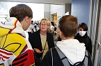 An der Lessing-Schule wurde gestern die dritte Runde des "Tags in der Praxis" mit einer Berufsmesse eingel&auml;utett (Foto: agl)