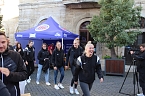 Vorstellung des neuen THC-Teams gestern auf dem Langensalzaer Neumarkt (Foto: oas)