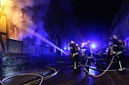 Brand in der Steinstra&szlig;e (Foto: Feuerwehr Heiligenstadt)