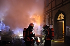 Brand in der Steinstra&szlig;e (Foto: Feuerwehr Heiligenstadt)