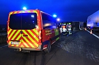 Sattelschlepper auf der A38 umgekippt (Foto: S.Dietzel)