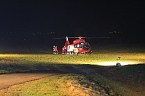 Schwerer Verkehrsunfall am Abend (Foto: S.Dietzel)