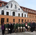 Bef&ouml;rderung bei der Polizei (Foto: Karl-Heinz Herrmann)