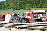 Unfall auf der A 38 Richtung G&ouml;ttingen (Foto: Bernd Peter)