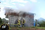 Gartenhaus brannte (Foto: Feuerwehr Heiligenstadt) Gartenhaus brannte (Foto: Feuerwehr Heiligenstadt)