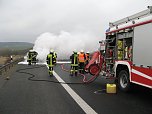Auto ausgebrannt (Foto: Feuerwehr Bleicherode)