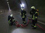 Großübung im Höllbergtunnel (Foto: Feuerwehr Bleicherode) Großübung im Höllbergtunnel (Foto: Feuerwehr Bleicherode)