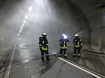 Großübung im Höllbergtunnel (Foto: Feuerwehr Bleicherode) Großübung im Höllbergtunnel (Foto: Feuerwehr Bleicherode)