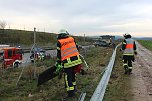 Auto kommt von der Fahrbahn ab (Foto: Feuerwehr Heiligenstadt) Auto kommt von der Fahrbahn ab (Foto: Feuerwehr Heiligenstadt)