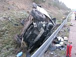 Schwerer Unfall auf der A71 (Foto: API)