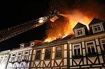 Großbrand in der Marktstraße (Foto: Feuerwehr Heilbad Heiligenstadt) Großbrand in der Marktstraße (Foto: Feuerwehr Heilbad Heiligenstadt)