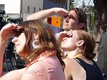 Besuch von Angela Merkel in Nordhausen (Foto: nnz, T. Soszynski, K. Knittel)