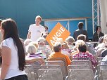 Besuch von Angela Merkel in Nordhausen (Foto: nnz, T. Soszynski, K. Knittel)