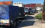 Umfangreiche Durchsuchungen in Nohra im Landkreis Nordhausen (Foto: privat)