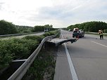 Crash auf der Autobahn A 38 (Foto: privat)