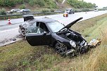 Unfall auf der A 38 (Foto: S. Dietzel)