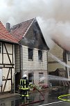 Wohnhausbrand in Buhla (Foto: Silvio Dietzel)