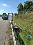 Unfall auf der A38 (Foto: S. Dietzel)