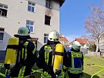 Brand in der Schillerstraße (Foto: Feuerwehr Heiligenstadt) Brand in der Schillerstraße (Foto: Feuerwehr Heiligenstadt)